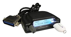 External USB Embroidery Reader, Black Box